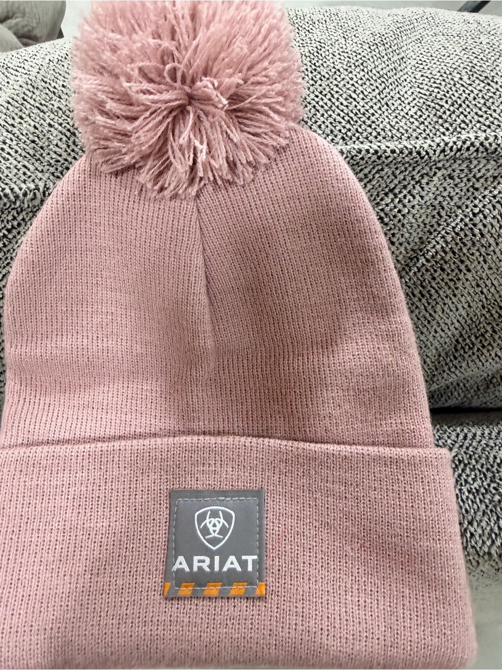 Ariat Pom Beanie in Dusty Rose